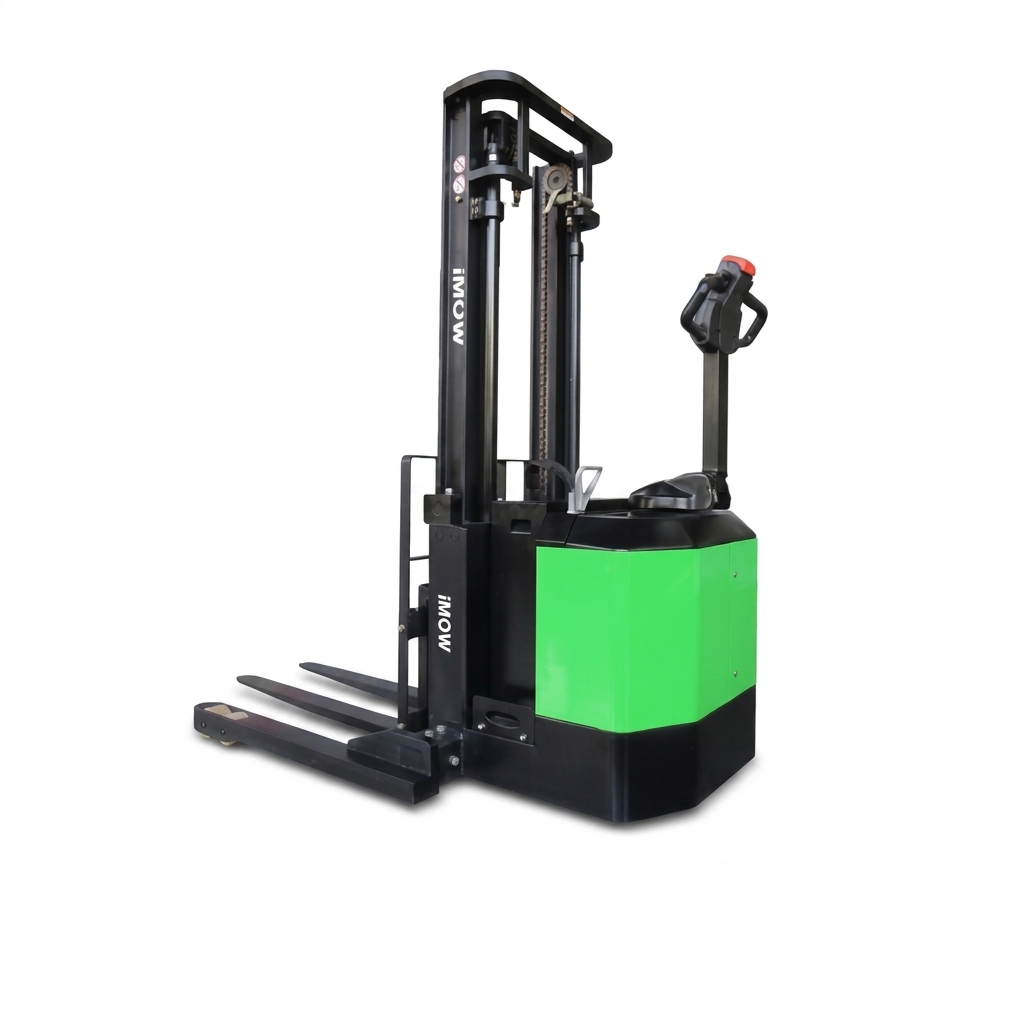 iMOW ES14-30WA Electric Straddle Stacker – 1.4 Tonne Capacity