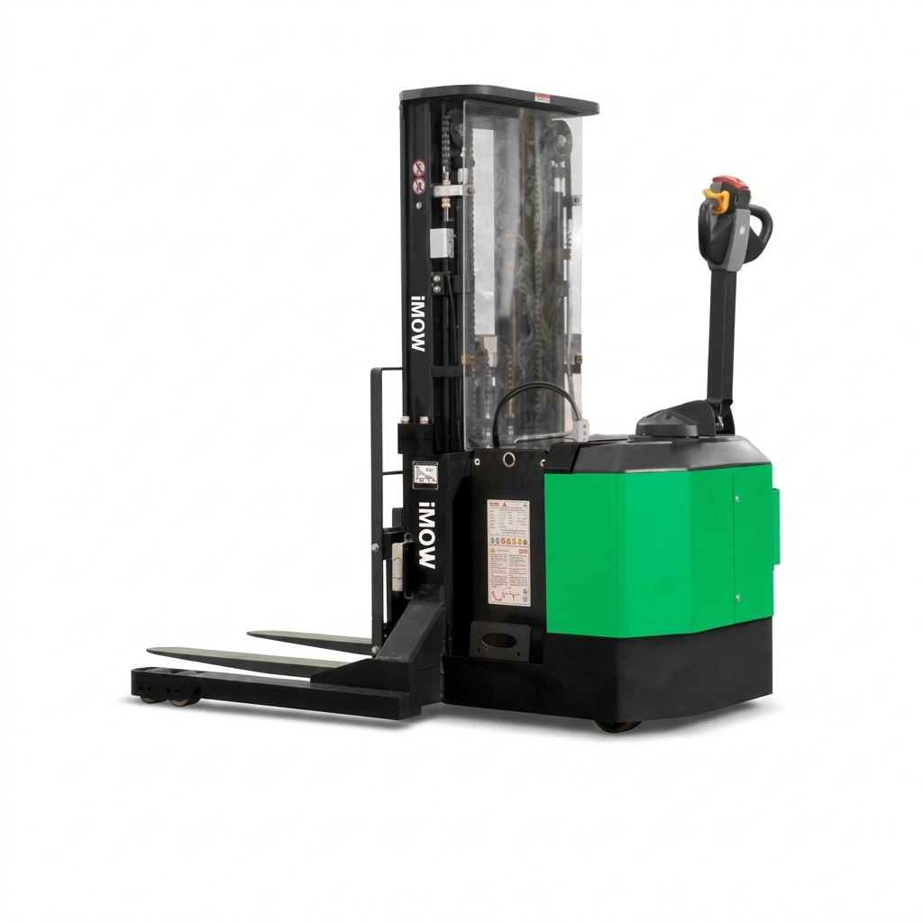iMOW ES18-40WA Electric Straddle Stacker – 1.8 Tonne Capacity